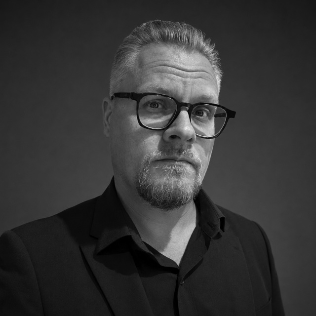 JP Ahonen — portrait in grayscale